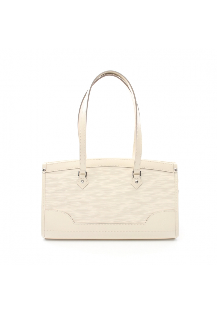 二奢 Pre-loved Louis Vuitton Madeleine PM Epi Yvoire Handbag leather off white