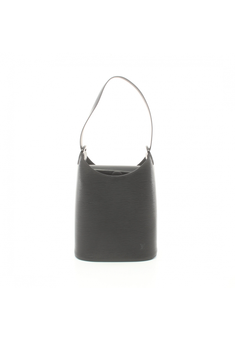 二奢 Pre-loved Louis Vuitton Verso Epi Noir Shoulder bag leather black