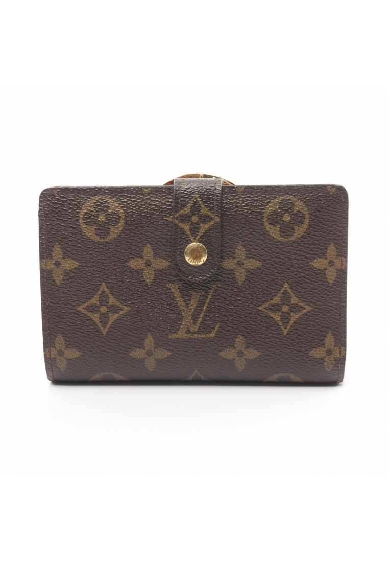 二奢 Pre-loved Louis Vuitton Porte-Monnaie Viet Viennois monogram Bi-fold wallet PVC Brown