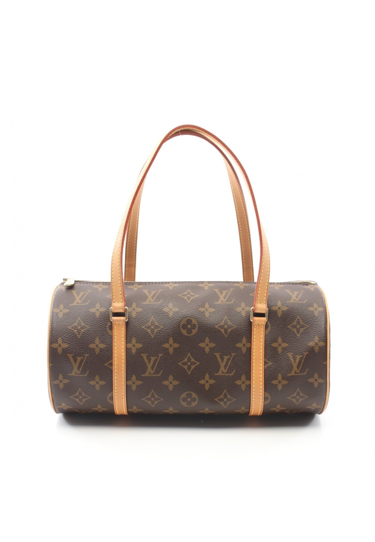 二奢 Pre-loved Louis Vuitton Papillon 30 monogram Handbag PVC leather Brown