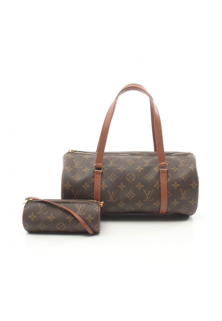 二奢 Pre-loved Louis Vuitton Papillon 30 monogram old model Handbag PVC leather Brown