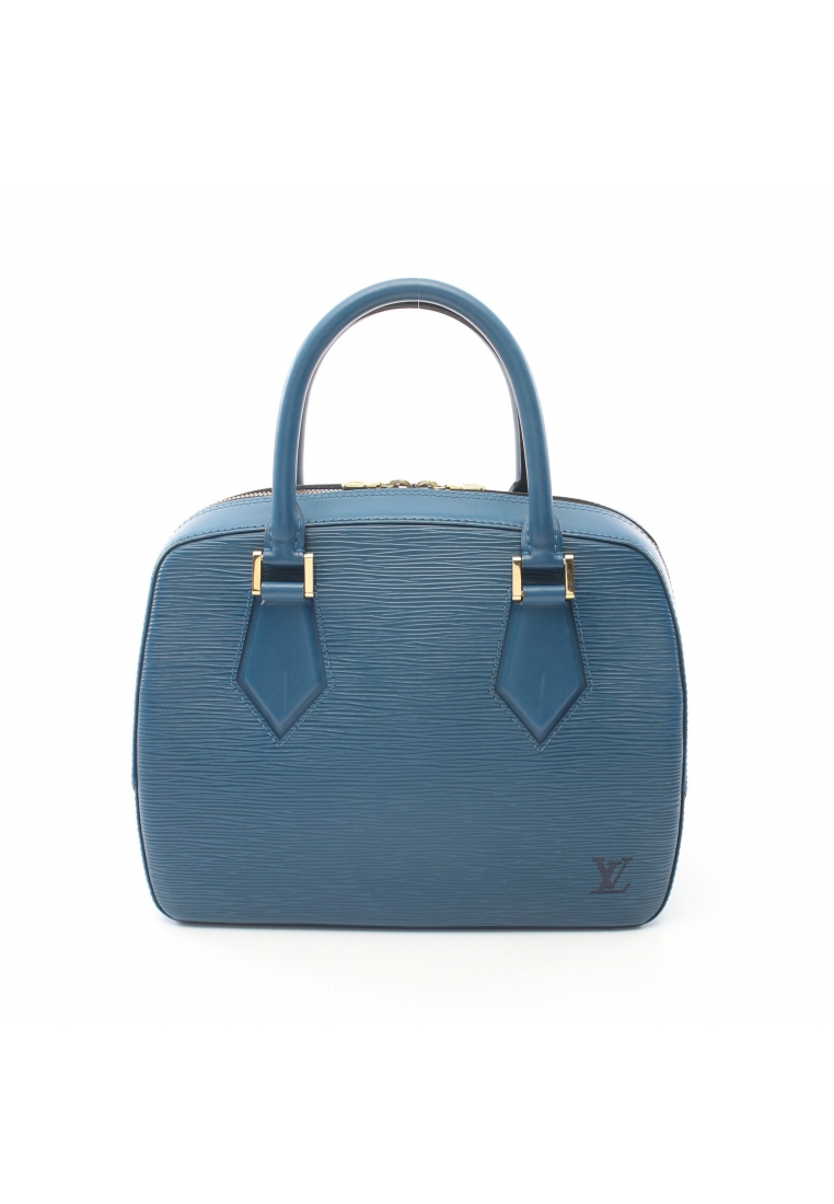 二奢 Pre-loved Louis Vuitton sablon Epi toledo blue Handbag leather blue