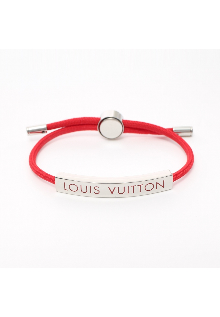 二奢 Pre-loved Louis Vuitton LV space Rouge bracelet Silver Red