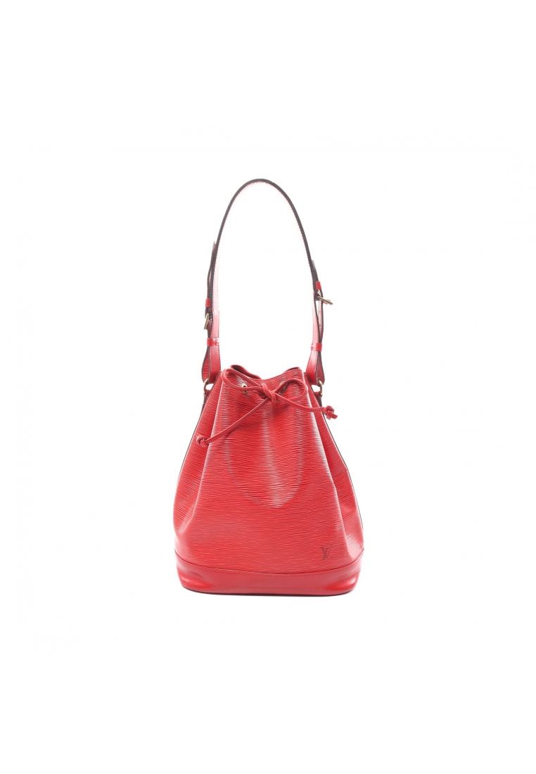 二奢 Pre-loved Louis Vuitton Noe Epi castilian red Shoulder bag leather Red