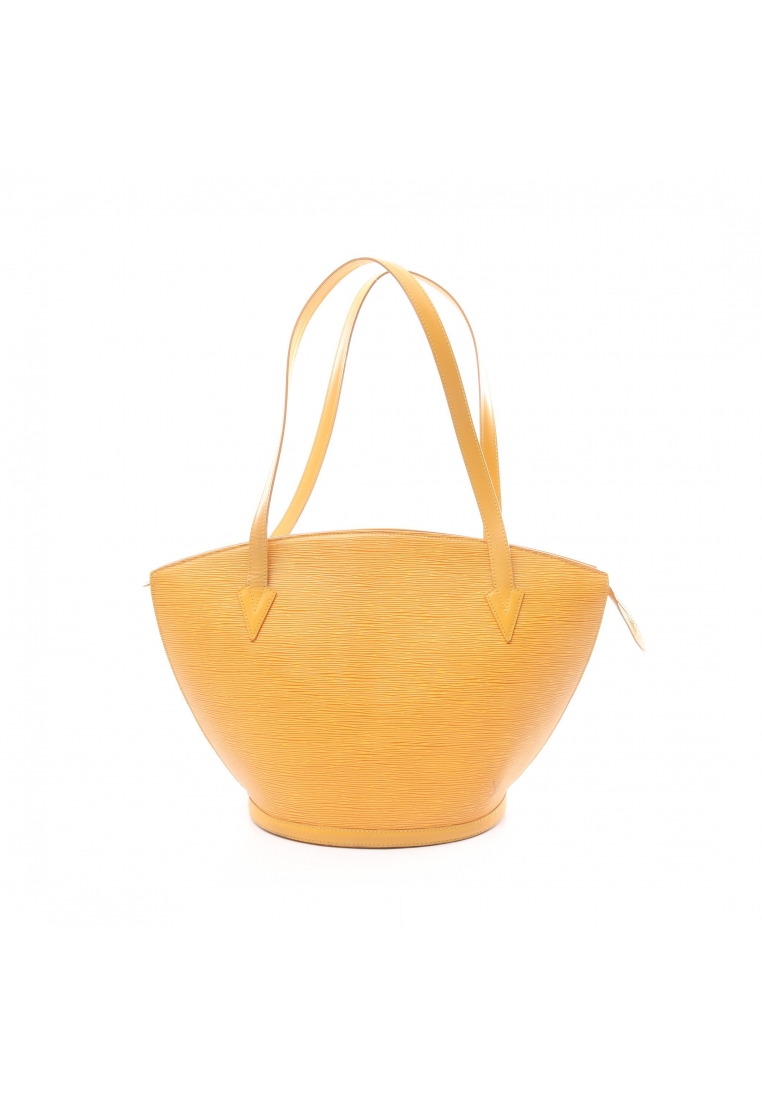 二奢 Pre-loved Louis Vuitton Saint-Jacques shopping Epi tassi yellow Shoulder bag leather yellow