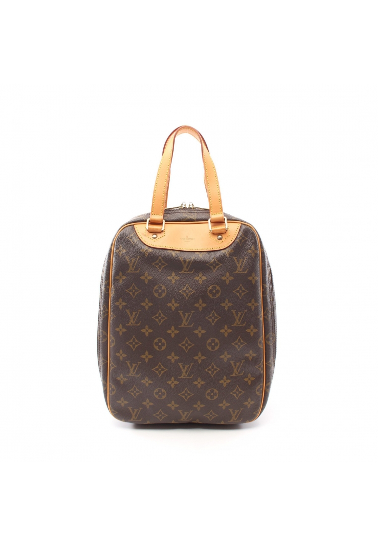 二奢 Pre-loved Louis Vuitton Excursion monogram Handbag PVC leather Brown