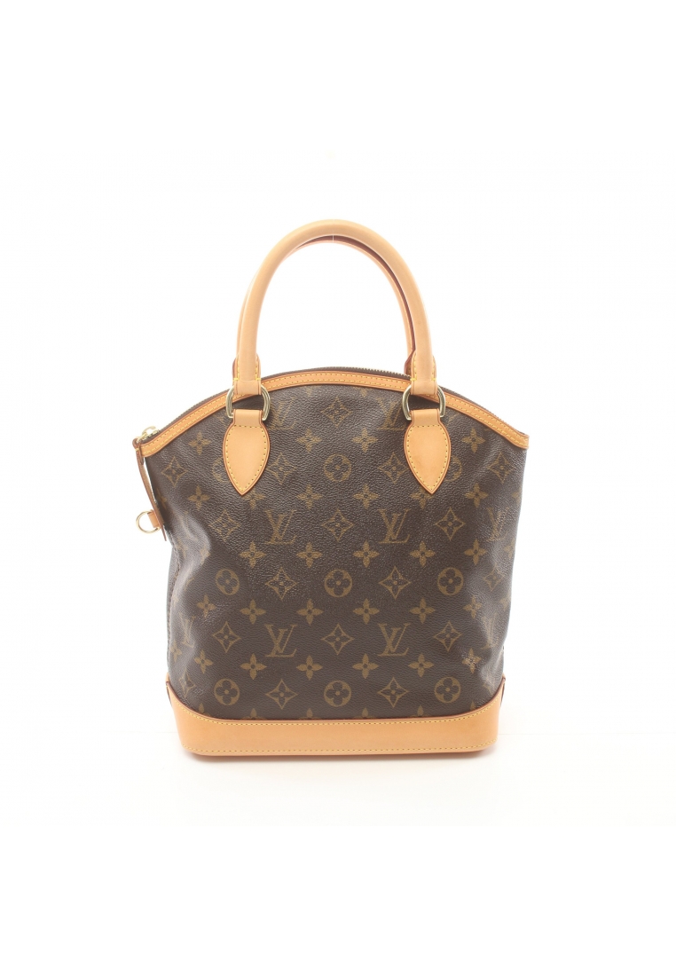 二奢 Pre-loved Louis Vuitton Lockit monogram Handbag PVC leather Brown