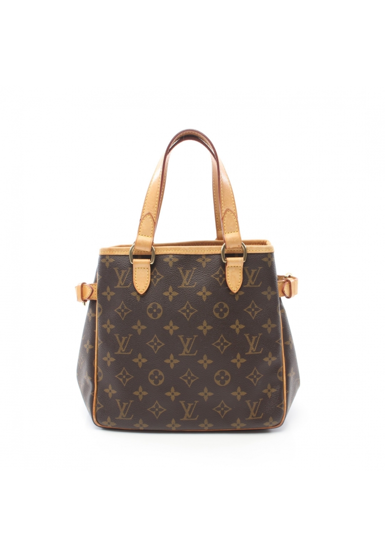二奢 Pre-loved Louis Vuitton Batignolles monogram Handbag PVC leather Brown