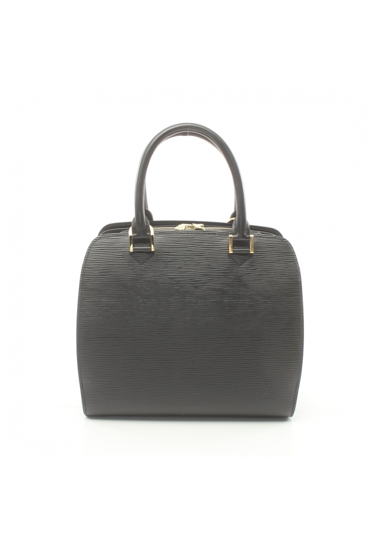 二奢 Pre-loved Louis Vuitton Pont Neuf Epi Noir Handbag leather black