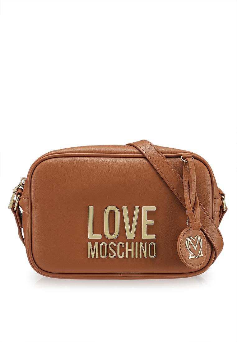 Love Moschino Logo Plaque Camera Bag (nt)