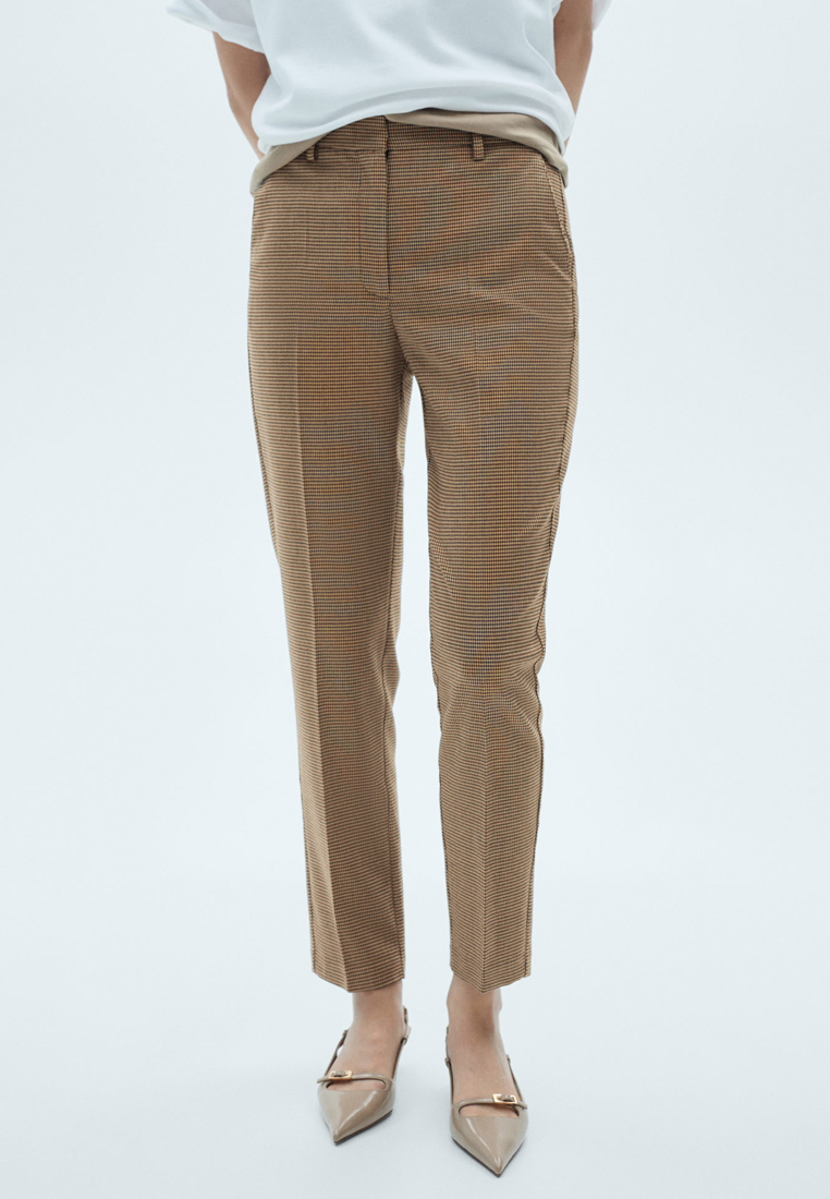 Mango Mid-Rise Skinny Trousers