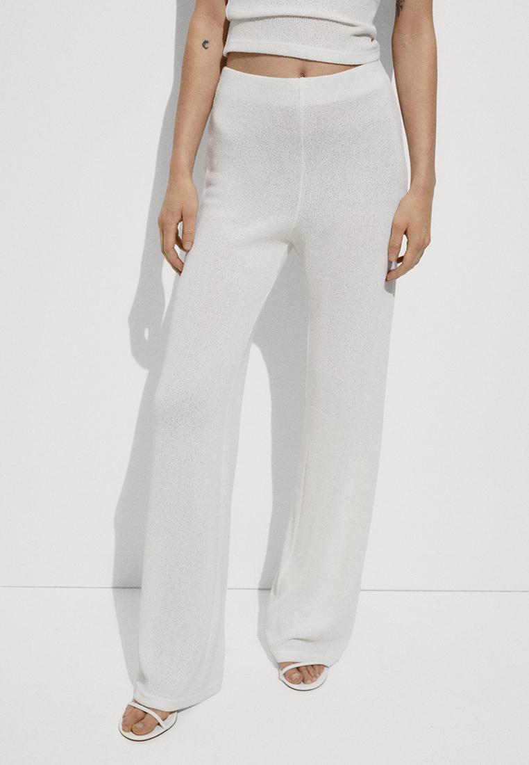 Mango Straight Knitted Trousers