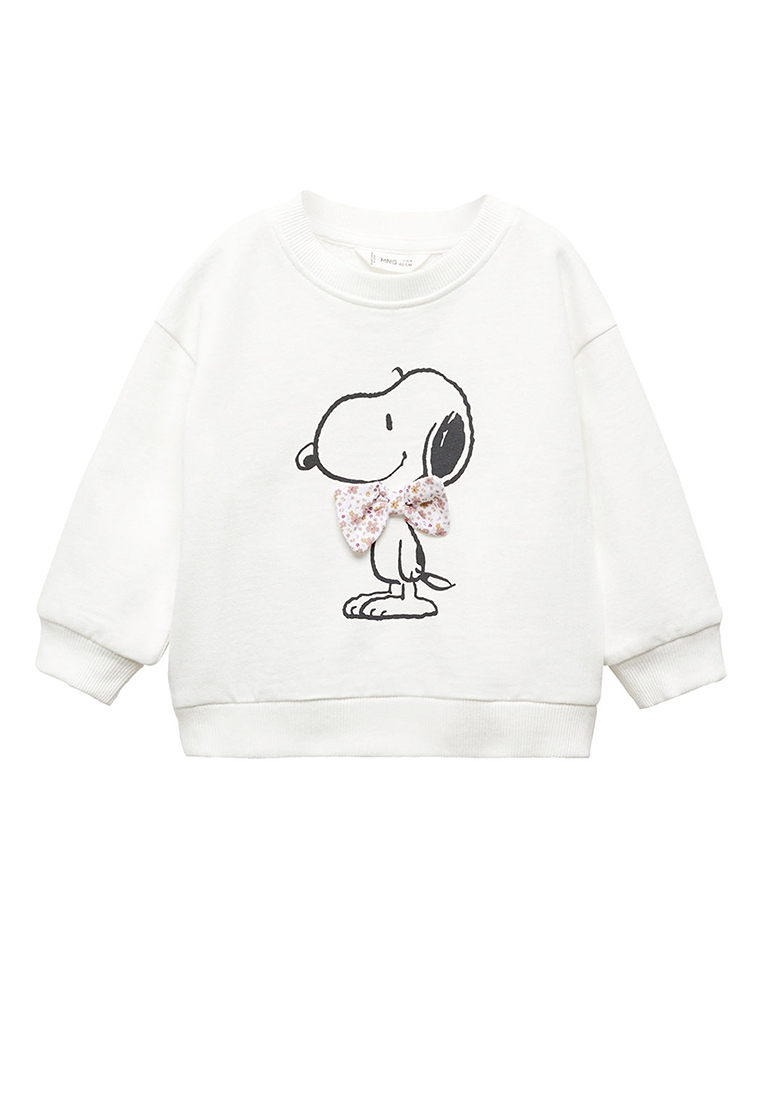 MANGO BABY Snoopy Cotton Sweatshirt