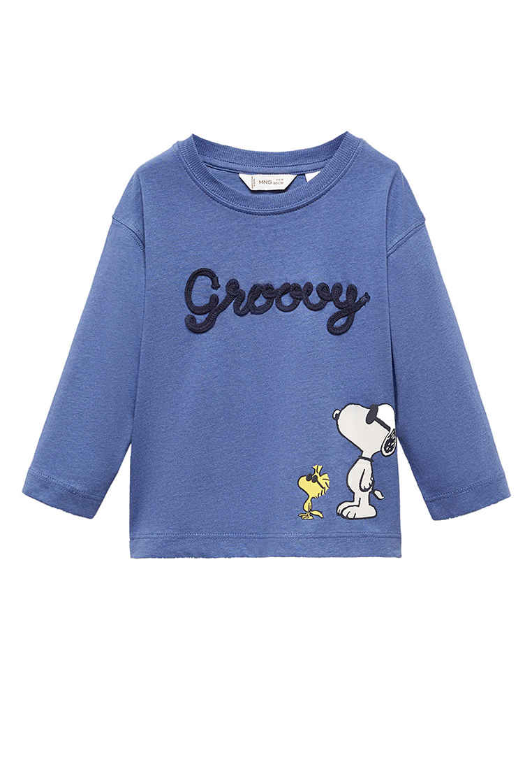MANGO BABY Snoopy Long-Sleeved T-Shirt