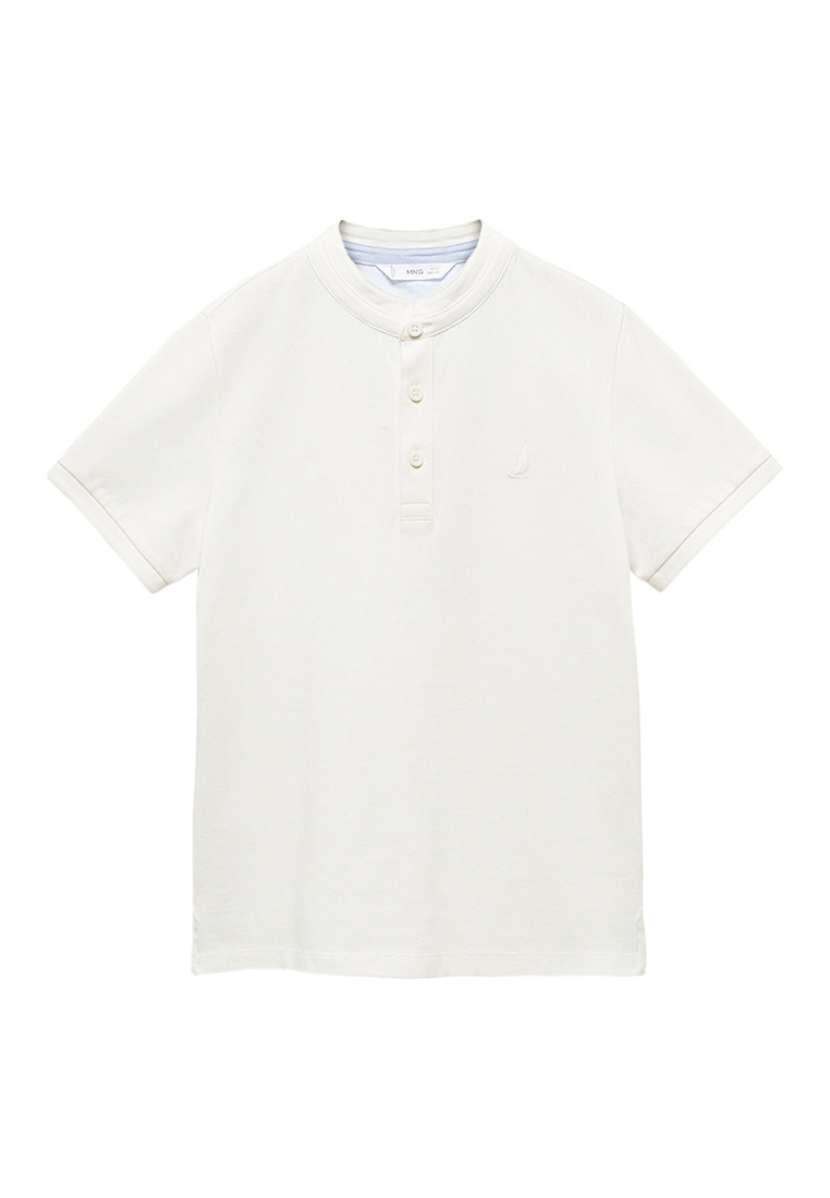 MANGO KIDS Collar Cotton Polo Shirt