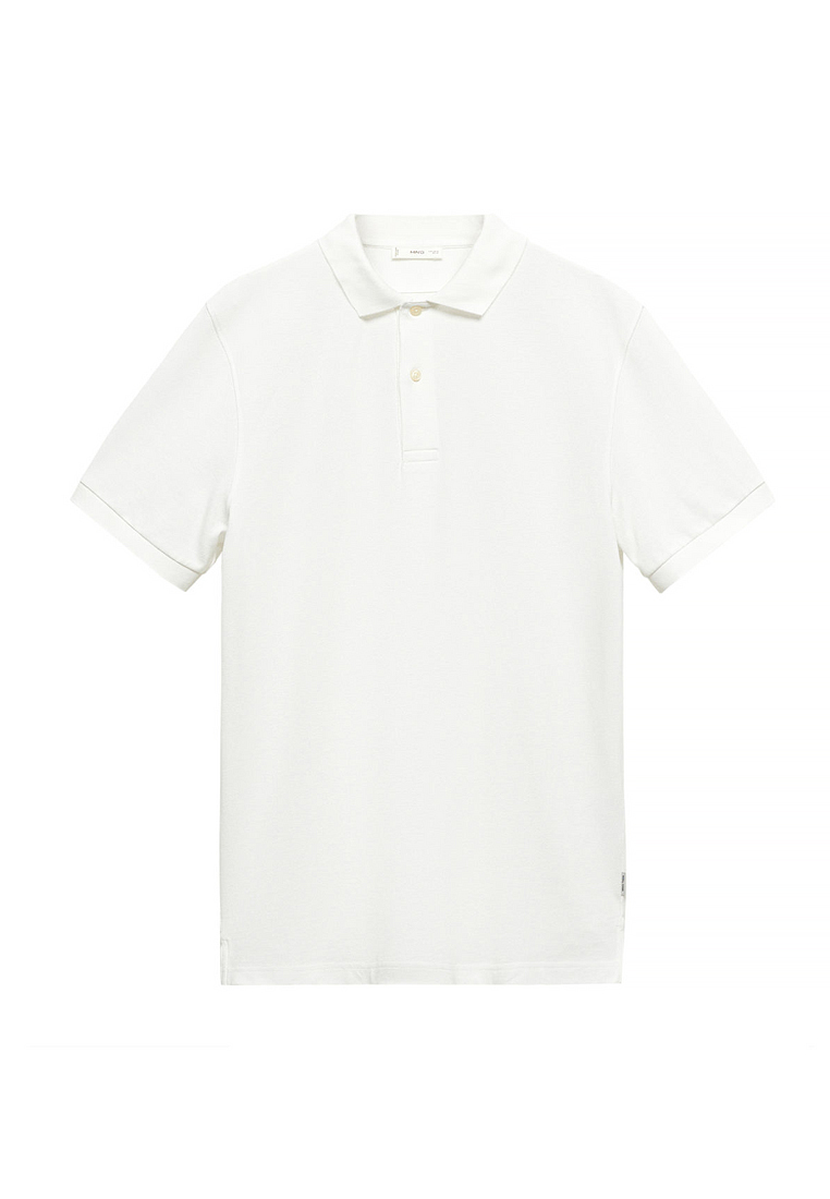 MANGO KIDS Teen Short-Sleeved Cotton Polo Shirt