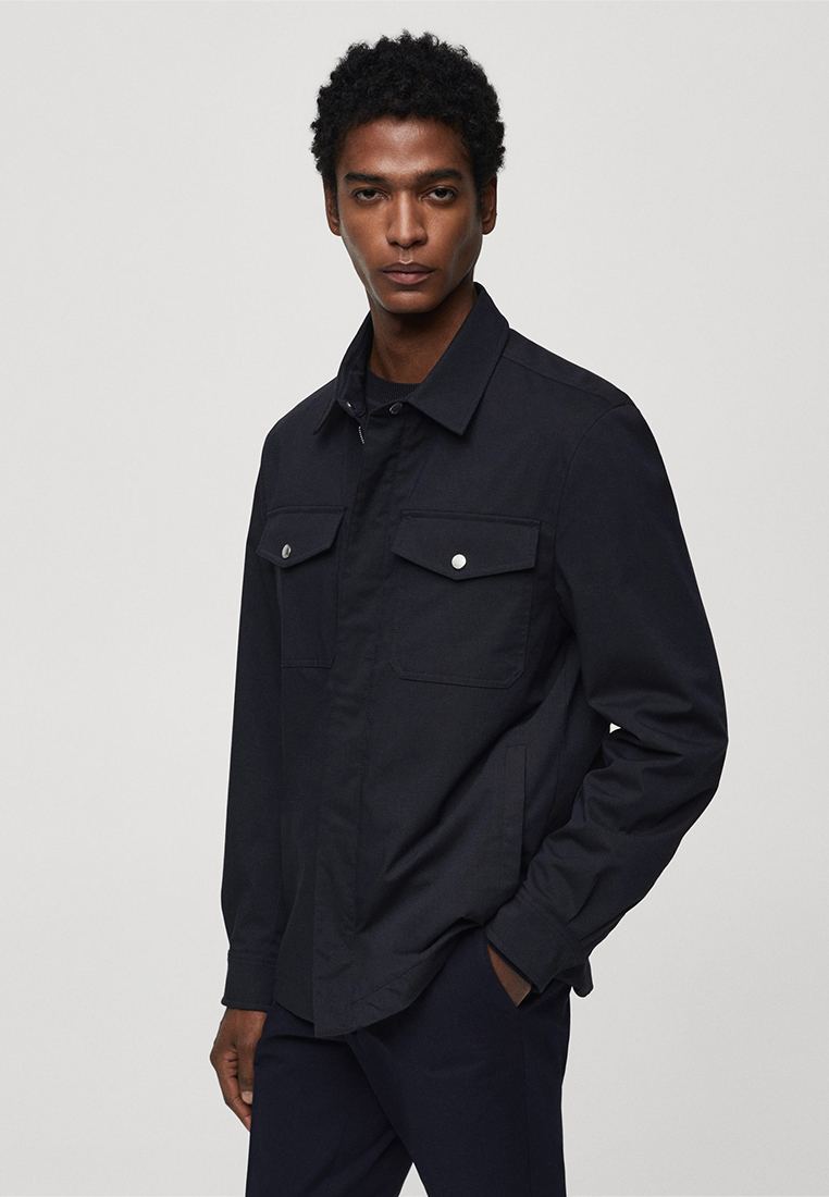 MANGO Man Water-Repellent Jacket With Pockets