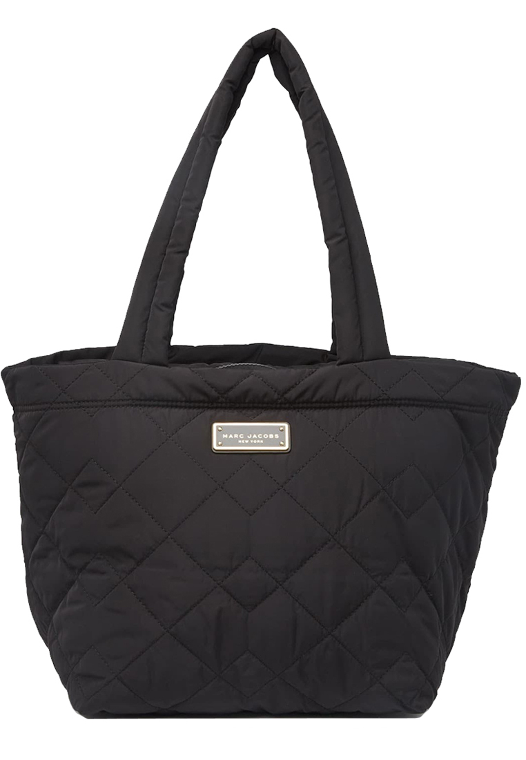 Marc Jacobs Quilted Nylon Medium Tote Bag in Black