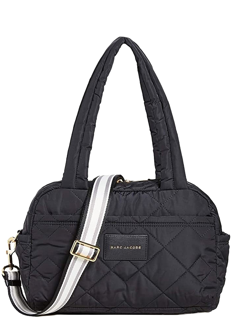 Marc Jacobs The Small Weekender Quilted Nylon Duffle Bag in Black M0017015
