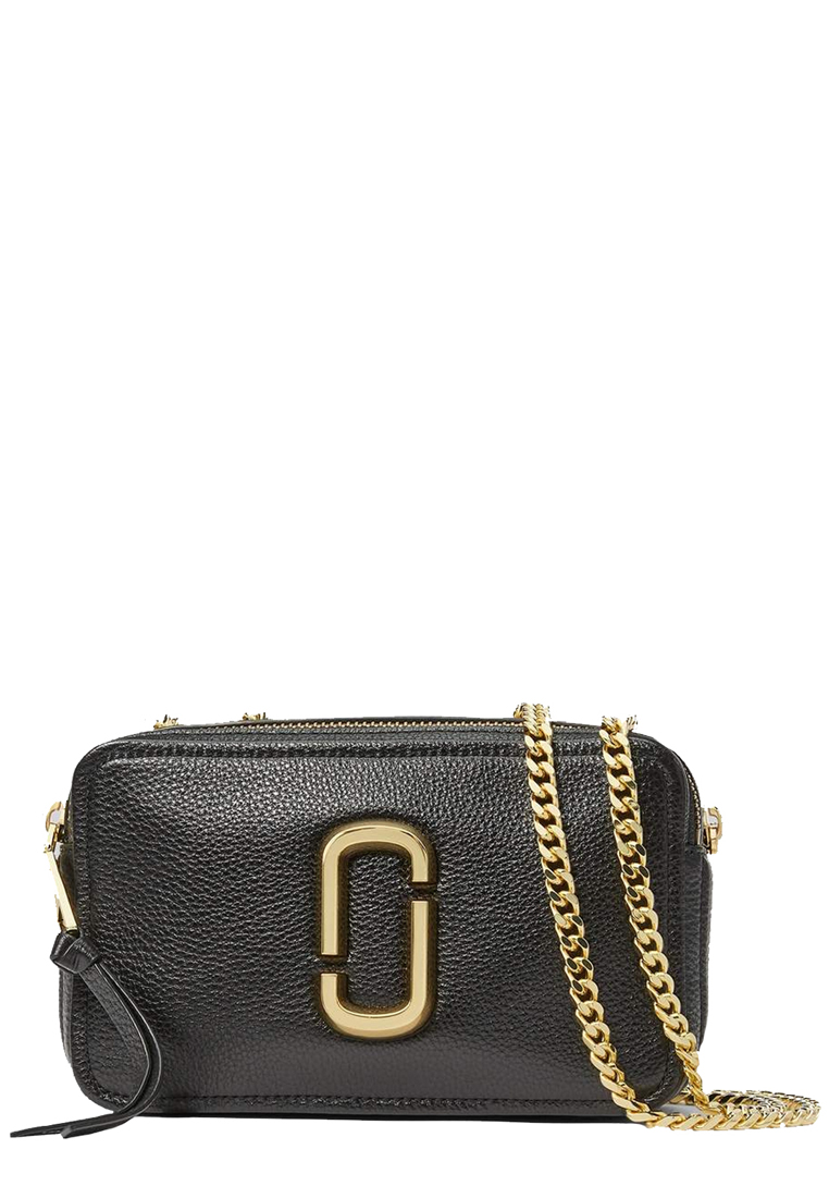 Marc Jacobs The Leather Glam Shot 21 Crossbody Bag in Black H122L01FA21