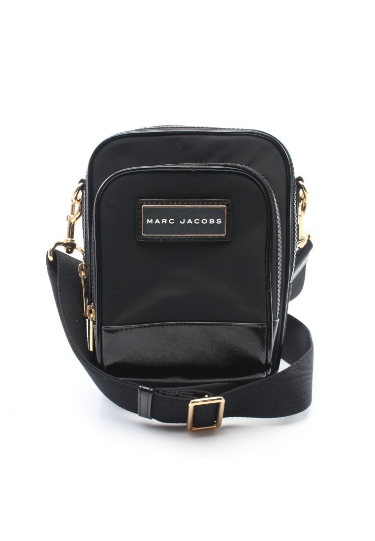 二奢 Pre-loved Marc Jacobs NYLON MINI CROSSBODY Shoulder bag Nylon leather black