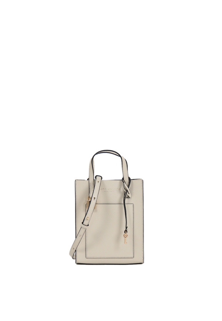 Marc Jacobs Micro Mini The Grind Tote Bag In Marshmallow H001L03FA22