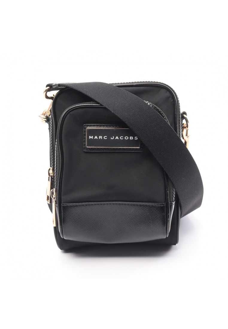 二奢 Pre-loved Marc Jacobs NYLON MINI CROSSBODY Shoulder bag Nylon leather black