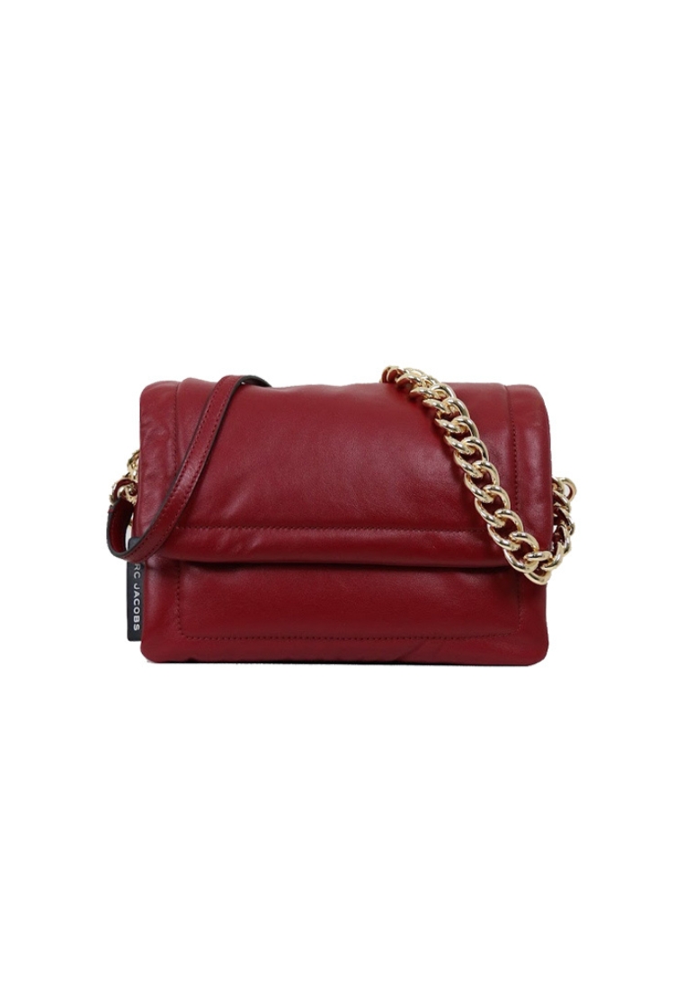 Marc Jacobs Pillow Soft Leather Shoulder Bag In Pomegranate H905L01PF22