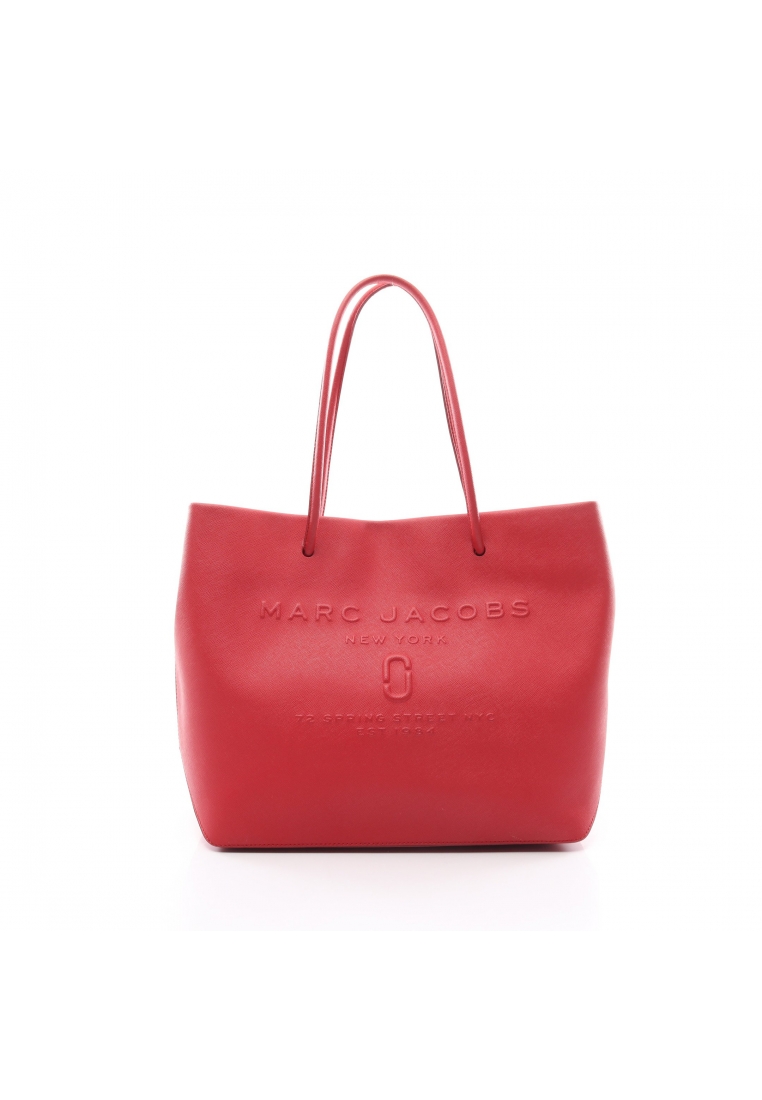 二奢 Pre-loved Marc Jacobs logo shopper Shoulder bag tote bag leather Red