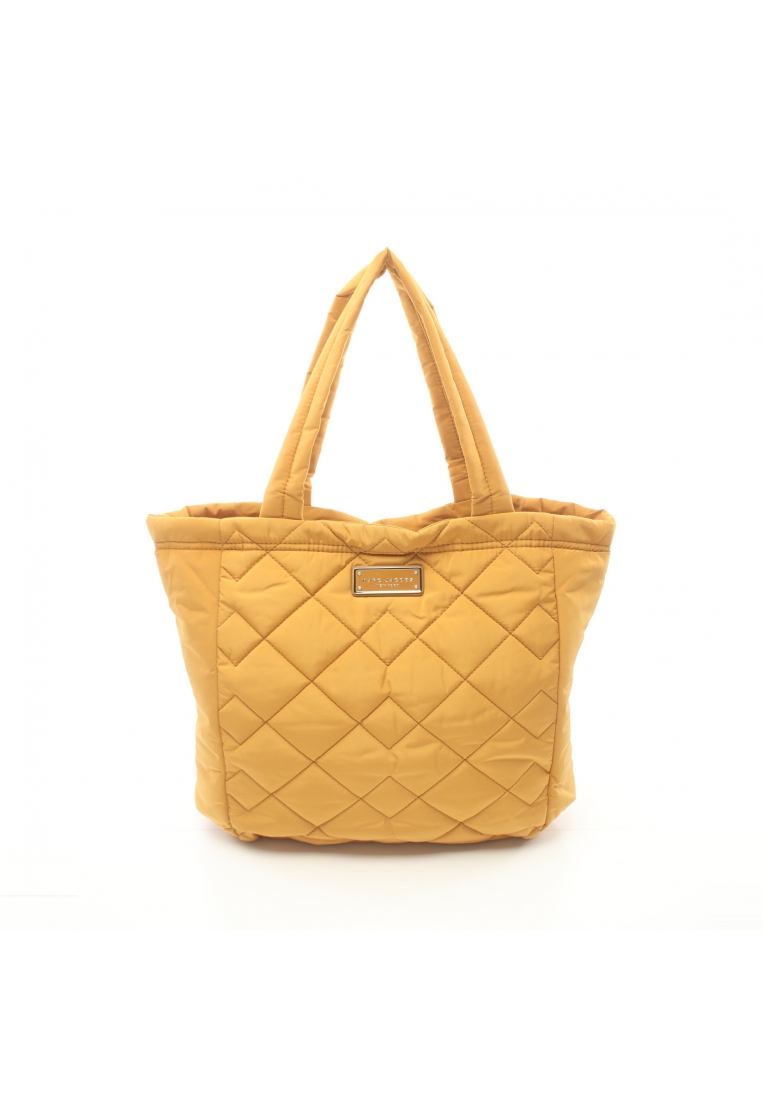 二奢 Pre-loved Marc Jacobs QUILTED TOTE Shoulder bag tote bag quilting Yellow brown