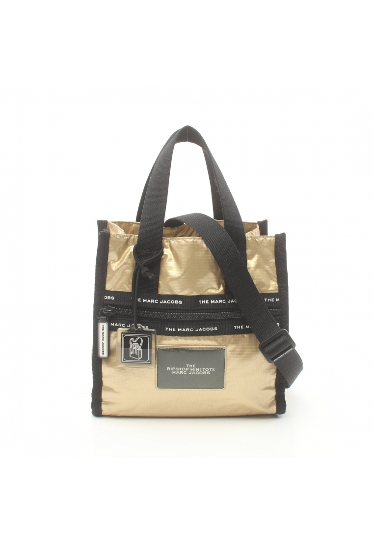 二奢 Pre-loved Marc Jacobs THE RIPSTOP MINI TOTE Handbag tote bag Nylon gold black