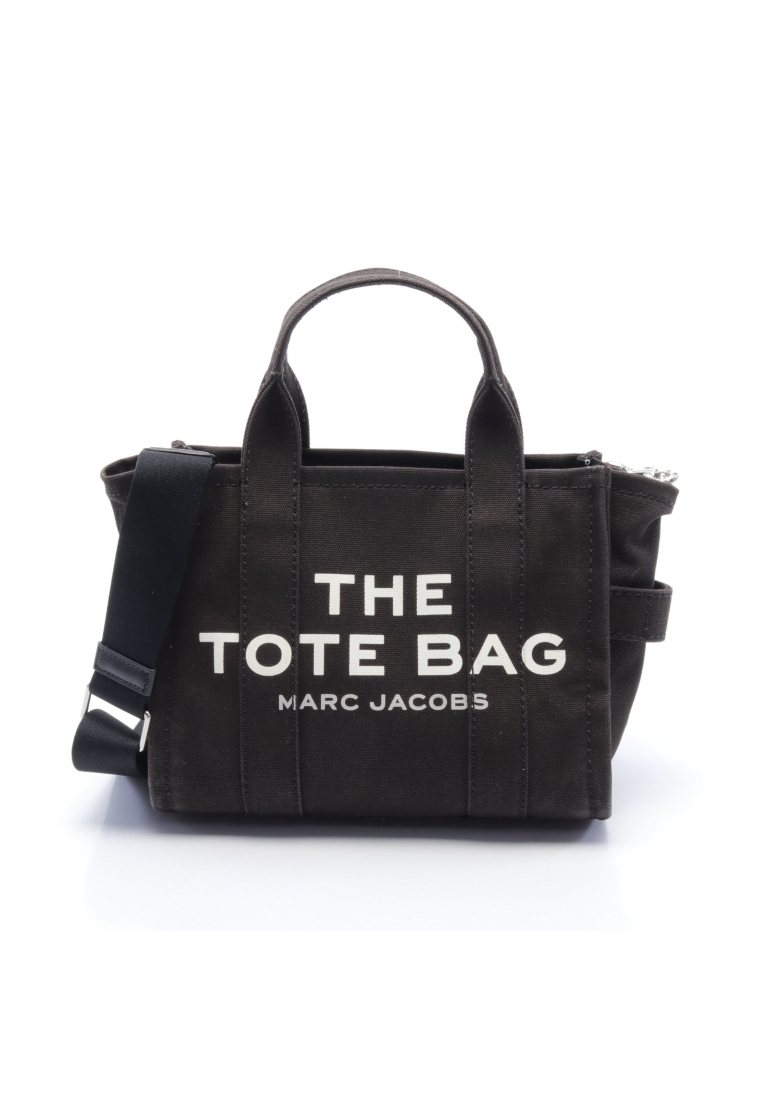 二奢 Pre-loved Marc Jacobs THE MINI TOTE BAG Handbag tote bag canvas black 2WAY
