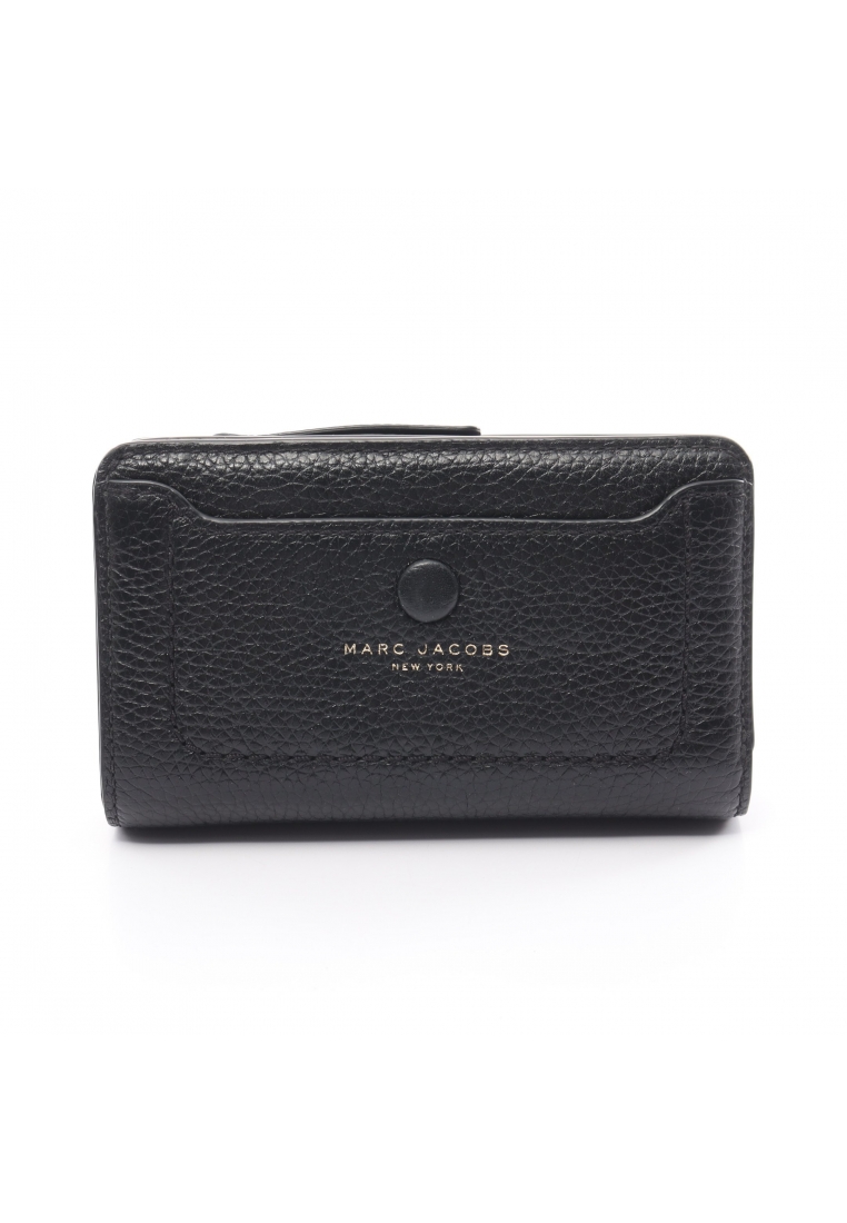 二奢 Pre-loved Marc Jacobs EMPIRE CITY empire city Bi-fold wallet leather black