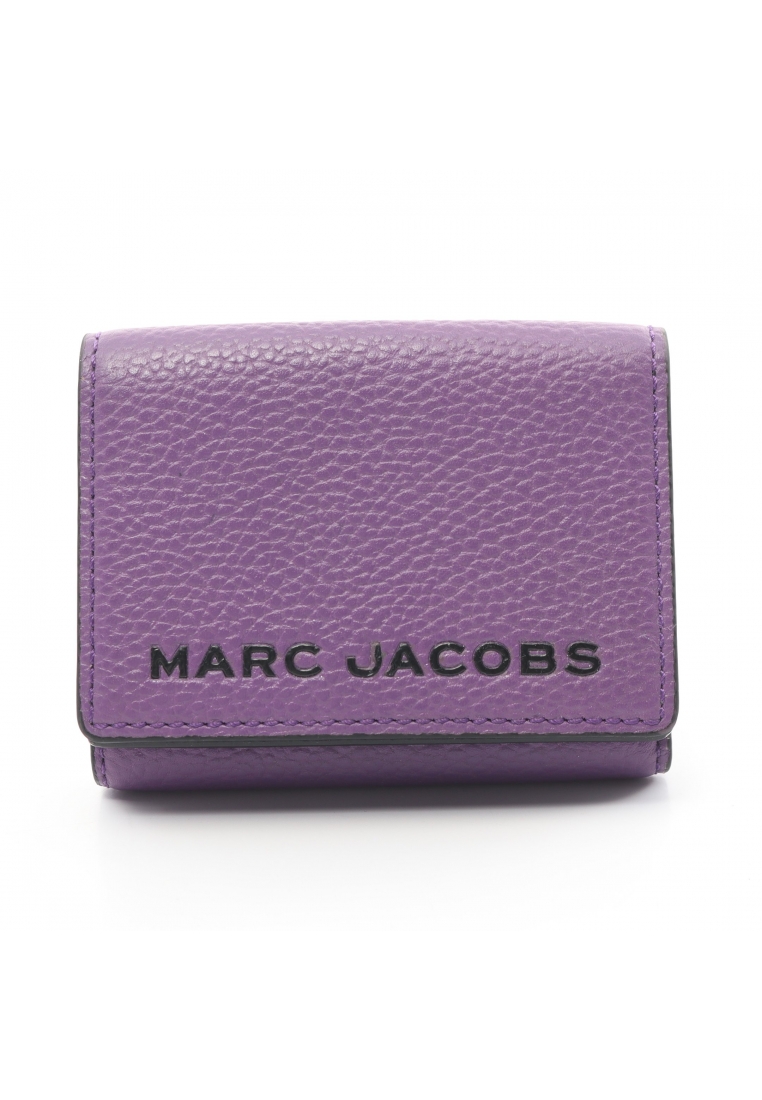 二奢 Pre-loved Marc Jacobs THE BOLD MEDIUM TRIFOLD trifold wallet leather purple