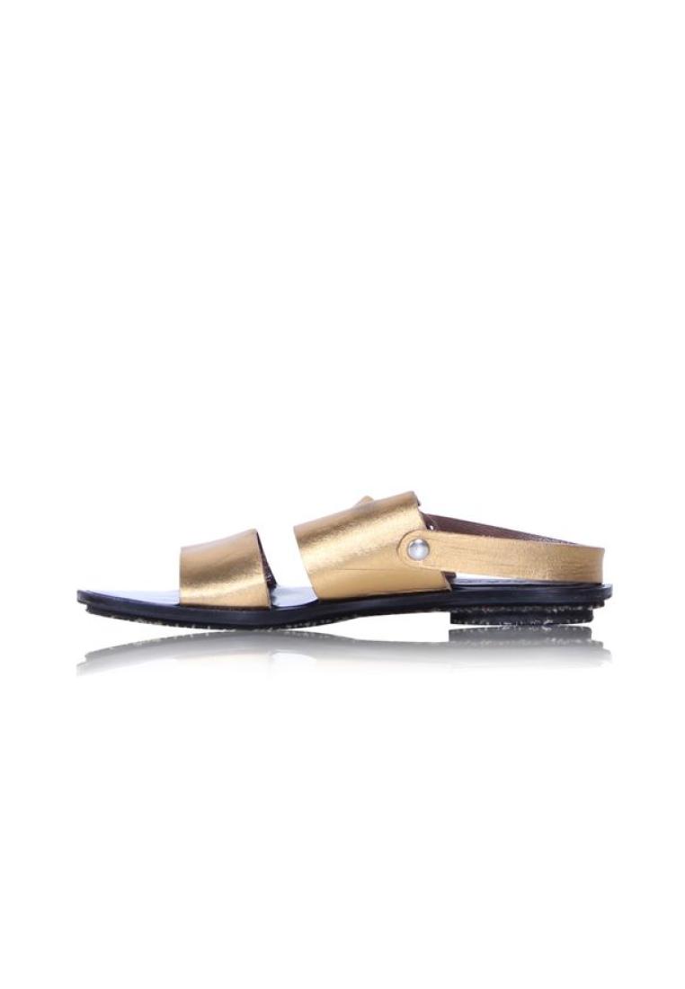 Pre-Loved MARNI Gold Leather Sandals
