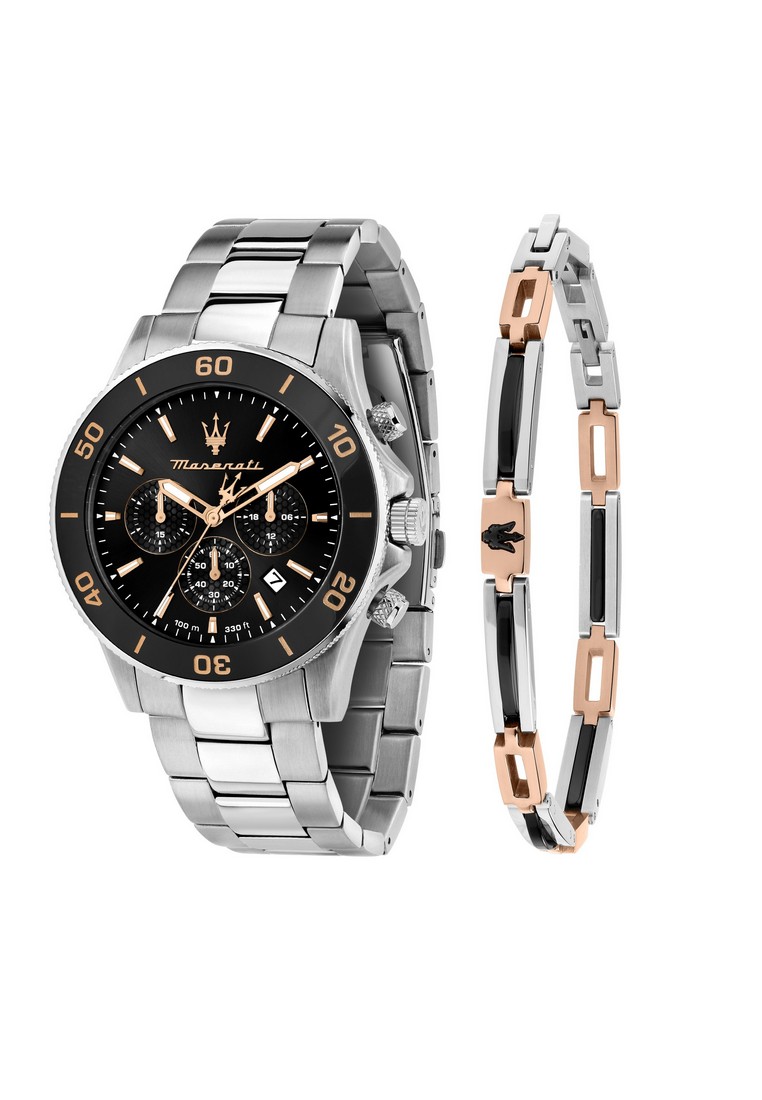Gift for Father-【2 Years Warranty】Maserati Competizione 43mm Men's Quartz Watch R8873600001