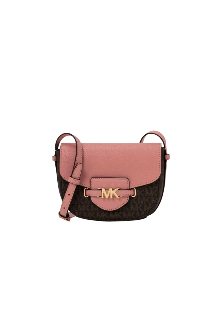 Michael Kors Reed Small Logo Crossbody Bag Signature In Prime Rose 35F3G6RC1B