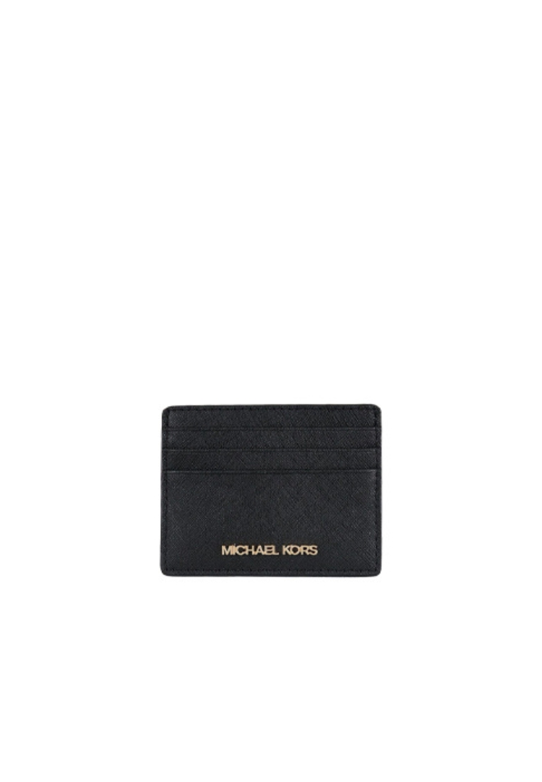 MICHAEL KORS Michael Kors Jet Set Travel Card Case Saffiano Leather In Black 35H6GTVD7L