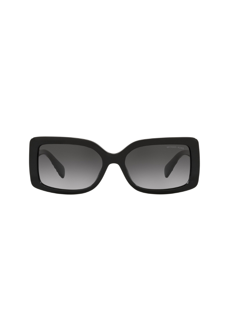 MICHAEL KORS Michael Kors Women's Rectangle Frame Black Acetate Sunglasses - MK2165