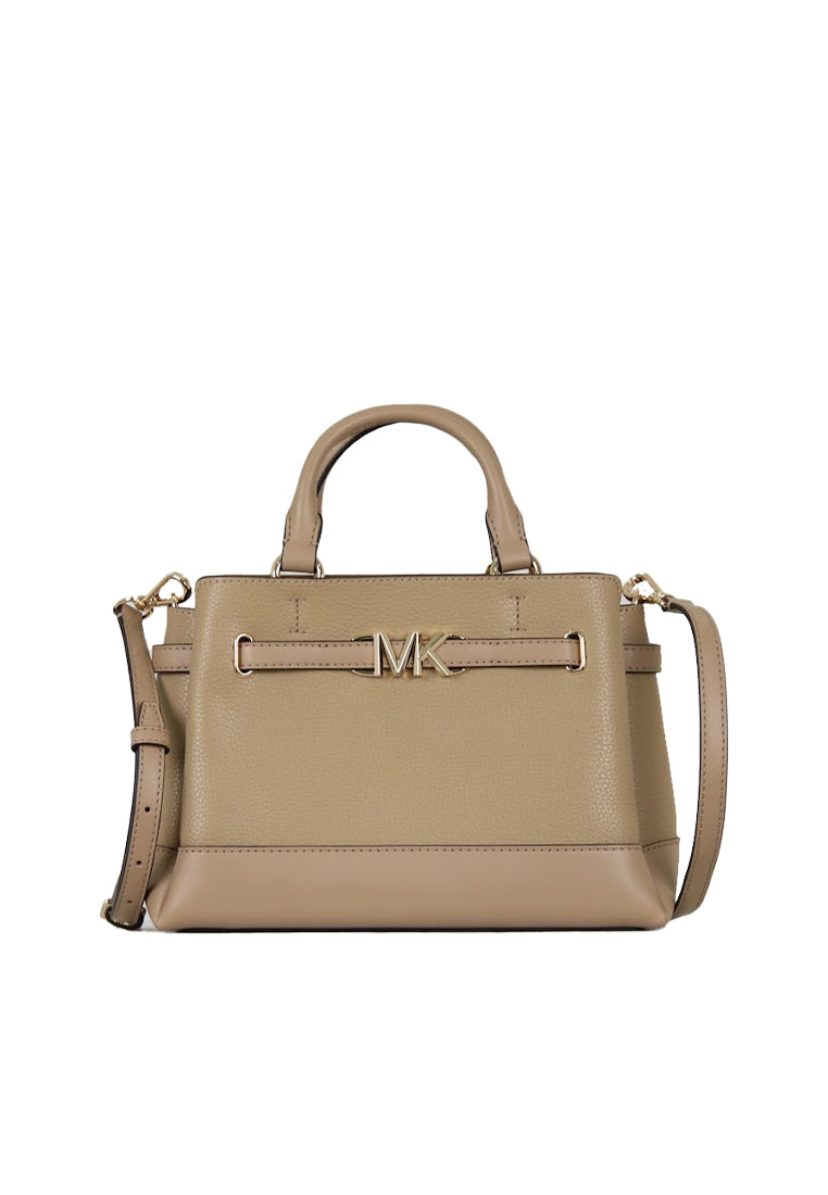 MICHAEL KORS Michael Kors Reed Belted Satchel Bag Small In Camel 35S3G6RS1T