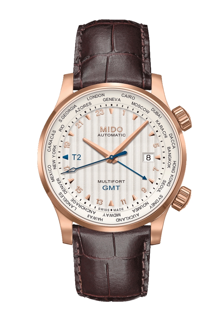 Mido 瑞士美度Multifort GMT男士自動機械腕錶 M0059293603100