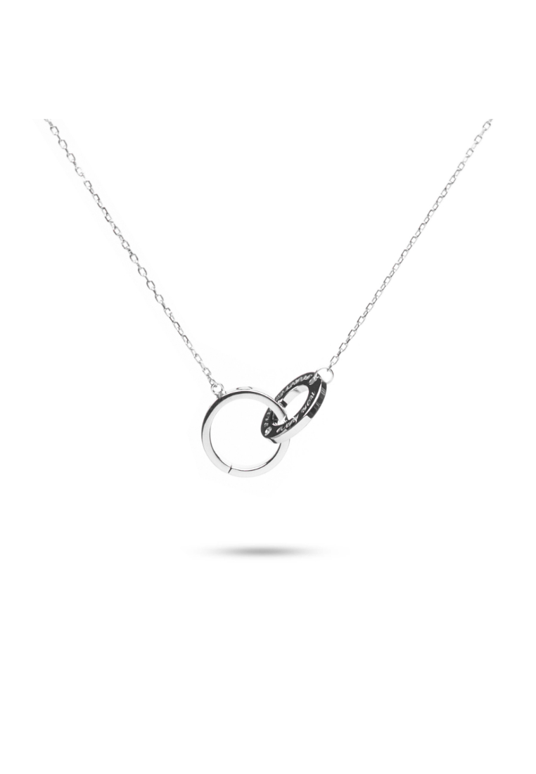 Millenne MILLENNE Millennia 2000 Forever White Gold Necklace with 925 Sterling Silver