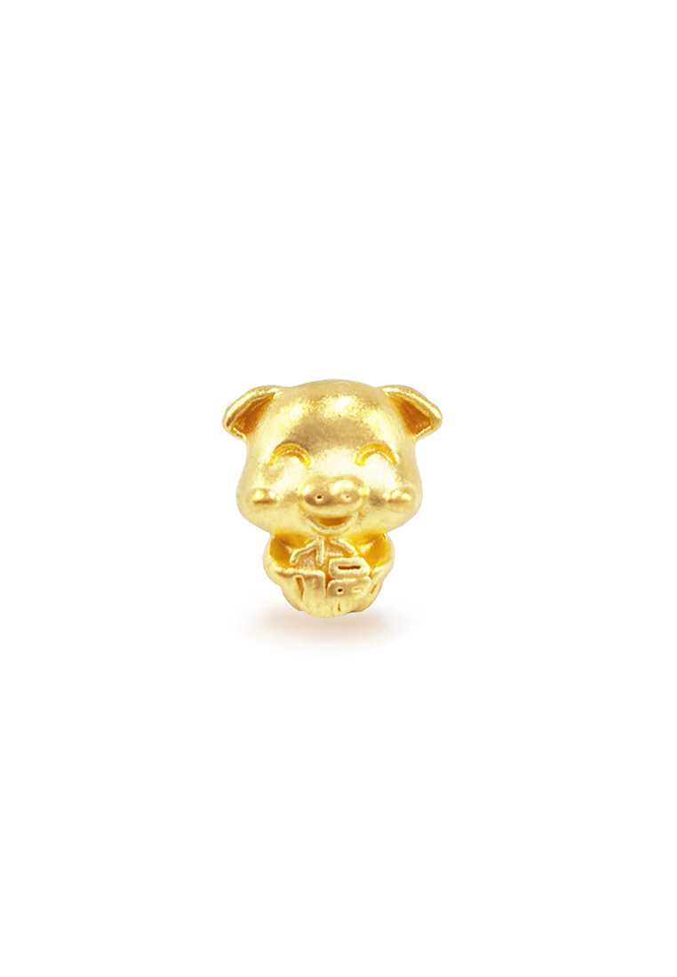 MJ Jewellery 3D 999.9/24K足金 12生肖吊飾 - 豬 B649L