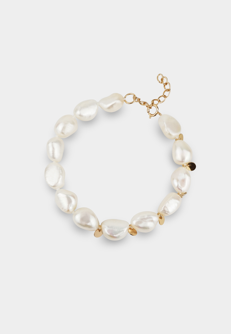 monojewelry LUNA PEARL BRACELET(GOLD)