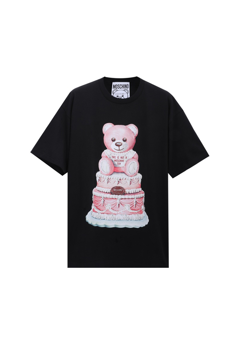 MOSCHINO 女士蛋糕泰迪熊短袖T恤