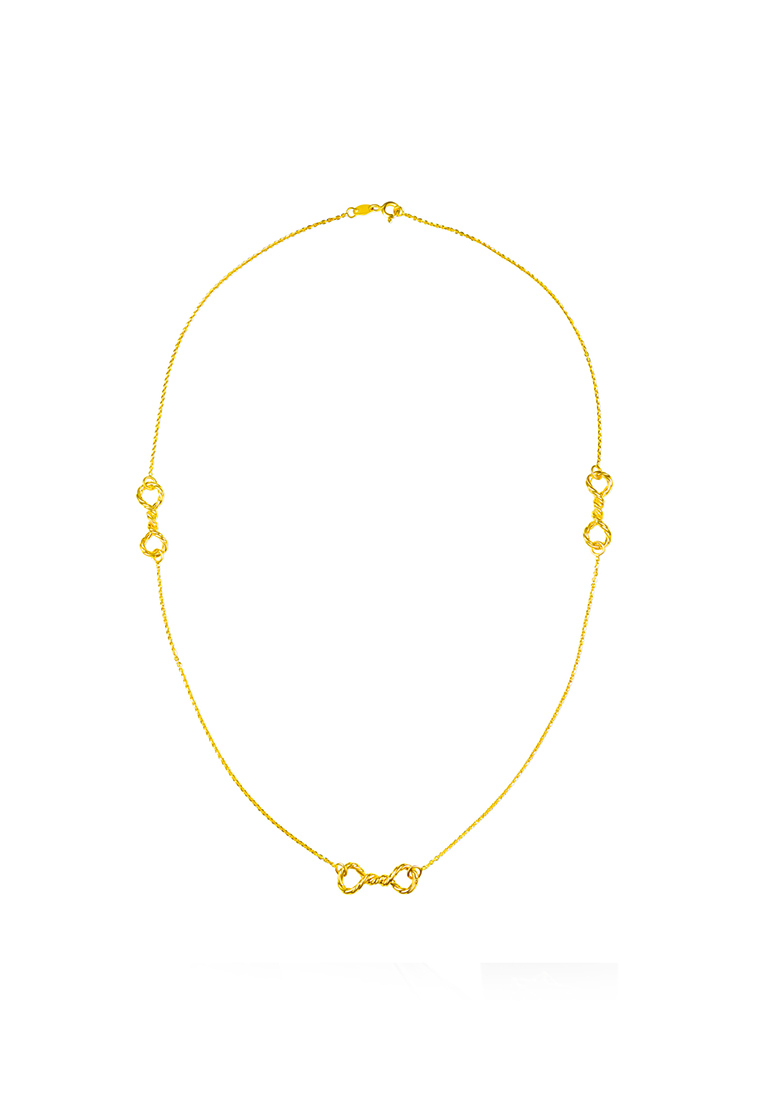 Mulia Jewellery 18K 玫瑰金或黃金意大利設計師項鍊
