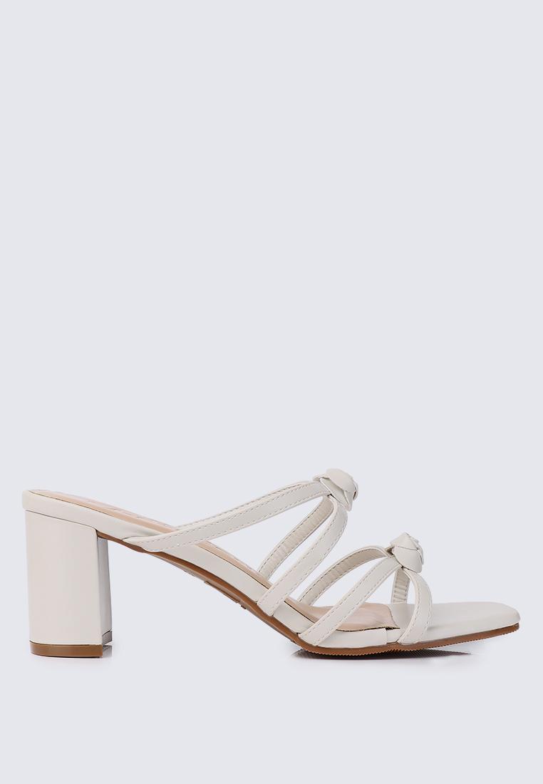 My Ballerine Rosina Comfy Heels In Off White