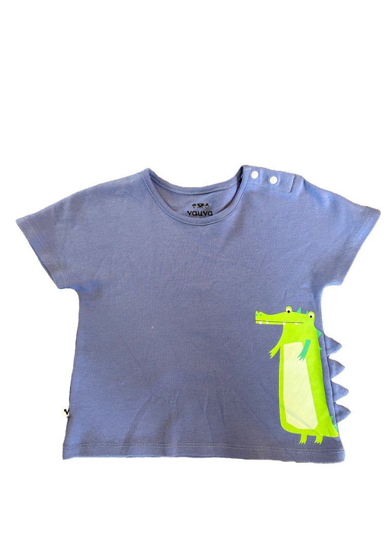My Little Korner Vauva SS23 Safari - 男嬰鱷魚印花棉質短袖T恤