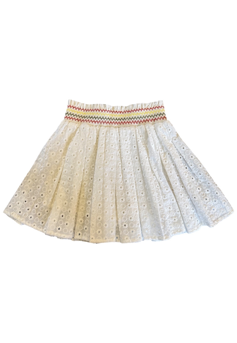 My Little Korner Vauva SS23 Safari - 女童棉質半身裙（白色）