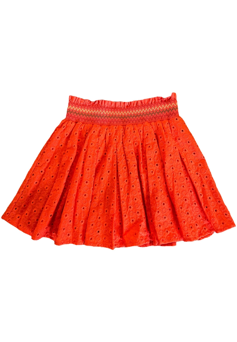 My Little Korner Vauva SS23 Safari - 女童棉質半身裙（紅色）